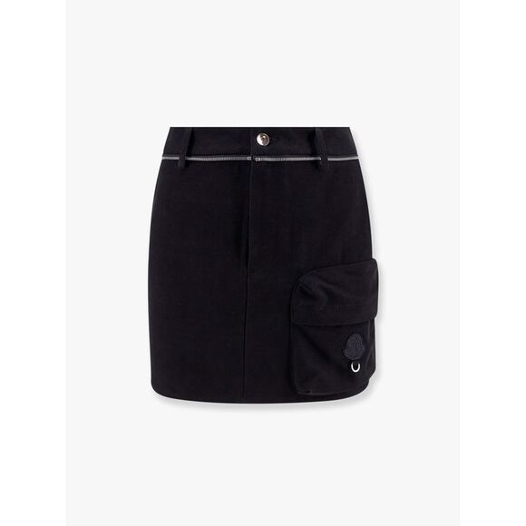 Moncler Genius Women 6 Moncler Willow Smith Cotton Skirt With Metal Profile - Picture 1 of 5